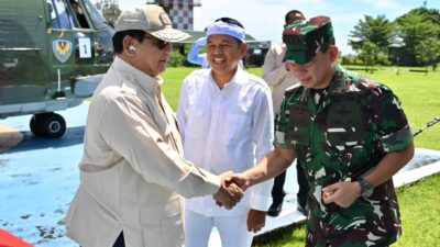 Panglima TNI Dampingi Presiden RI Panen Raya Serentak