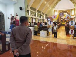 Polres Pekalongan Kota Amankan Misa Paskah