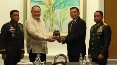 Kerjasama Pertahanan, Menhan dan Panglima TNI, Temui Sekertaris Pertahanan Filipina