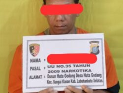 RH Ditangkap Polisi Karena Sembunyikan Sabu