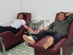Rayakan HUT ke-3, PJS Tebingtinggi dan BNN Gelar Donor Darah