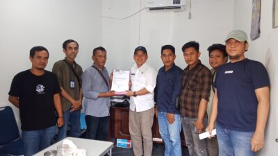 DPD PJS Sulteng Serahkan Dokumen ke Kesbangpol, Ini Respon Kabid Ormas