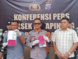 Polsek Kotapinang Tangkap Pelaku Pencurian dan Penggelapan Sepeda Motor