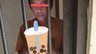 Bajing Loncat Tertangkap Saat Maling Tabung Gas LPG di Jalan Raya