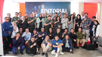 Editorial Meet and Greet Puspen TNI Bersama Media