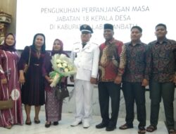 18 Kades di Labuhanbatu Dikukuhkan, Samsul Bahri Kembali Pimpin Desa Sei Siarti