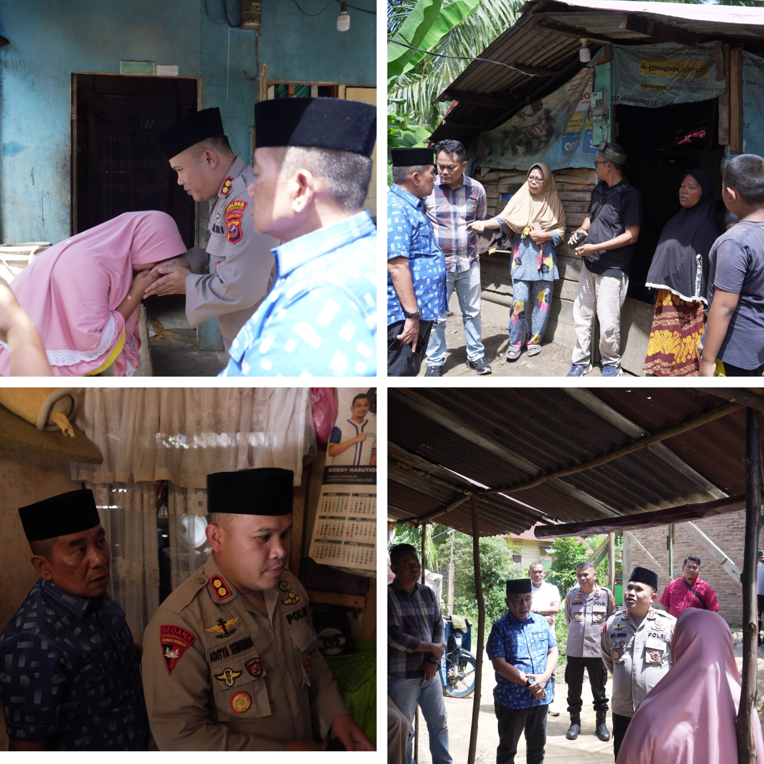 Kapolres Labusel Bantu Sembako,Pengobatan anak,Hingga Bedah Rumah,Air Mata Bahagia Warga Tak Mampu