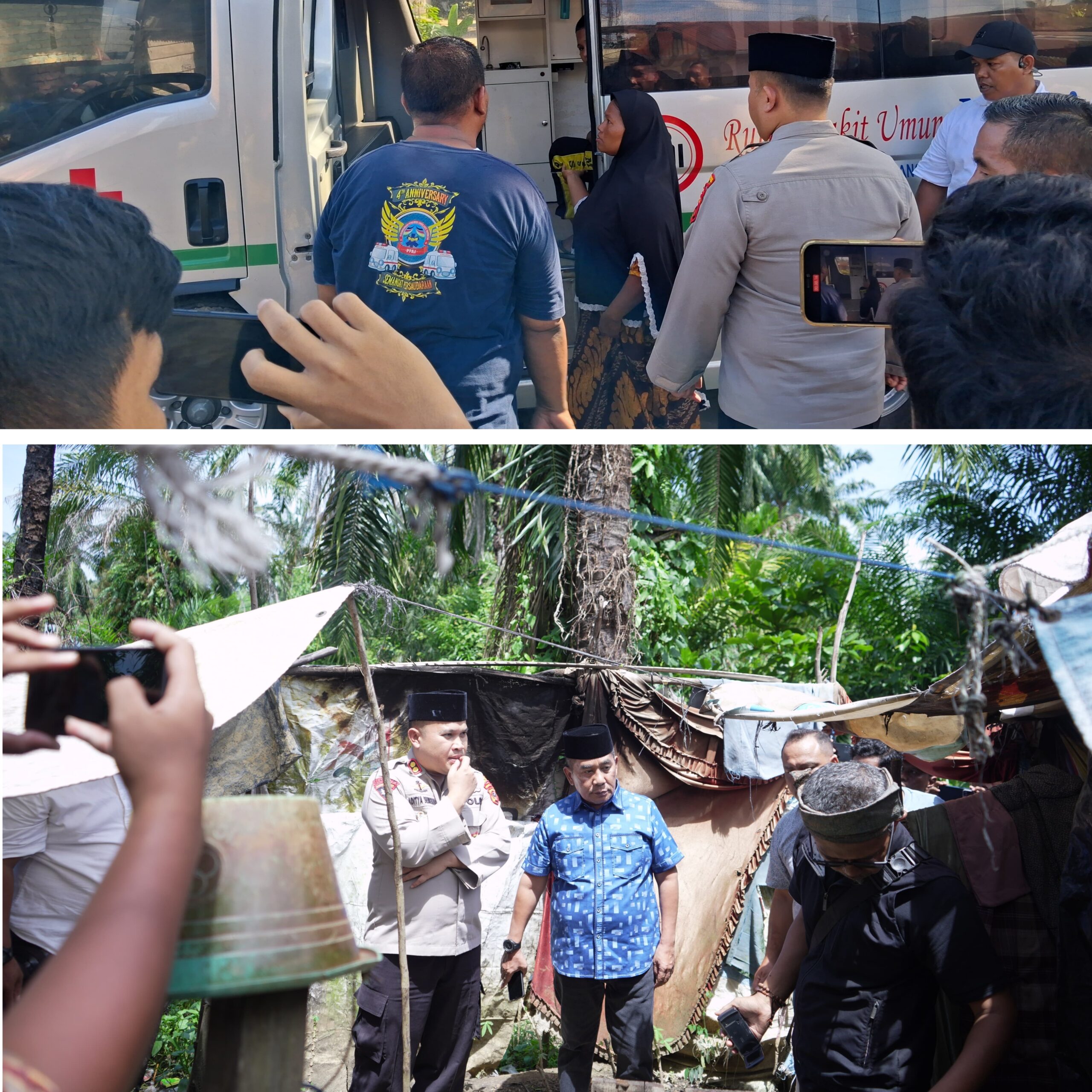 Kapolres Labusel Bantu Sembako,Pengobatan anak,Hingga Bedah Rumah,Air Mata Bahagia Warga Tak Mampu