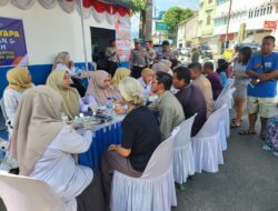 Sambut HUT Lalu Lintas ke-70, Sat Lantas Polres Labuhanbatu Gelar Donor Darah