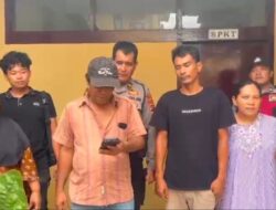 Polsek Kotapinang Tindak Cepat Aduan Call Center 110, Keributan Warga Berakhir Damai