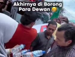 Borong Dagangan Warga, M. Iqbal Pakpahan Buat Pendemo Tersenyum Saat Unjuk Rasa di Labuhanbatu