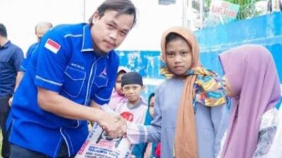 Peringati Hut ke-24 Partai Demokrat dan Doa untuk SBY, Demokrat Labuhanbatu Gelar Baksos