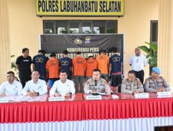 Polres Labuhanbatu Selatan Berhasil Tangkap 7 Pelaku Curanmor
