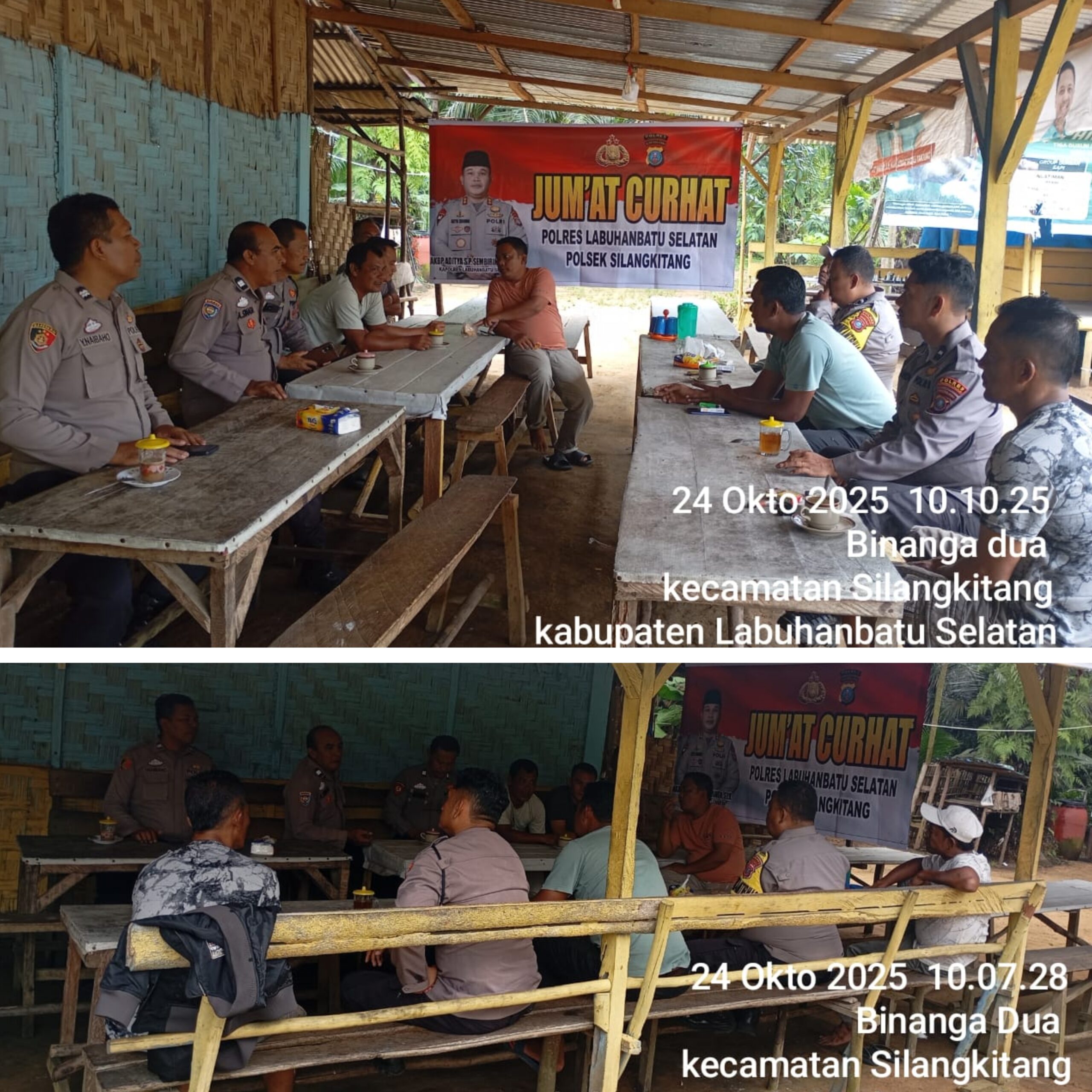 Bangun Kepercayaan Publik,Polsek Silangkitang Laksanakan Jumat Curhat dan Dialog Kamtibmas