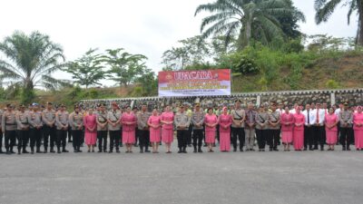 Tekankan Tanggung Jawab dan Pengabdian Terbaik:Kapolres Labusel Pimpin Upacara Pelantikan Pejabat Utama Polres