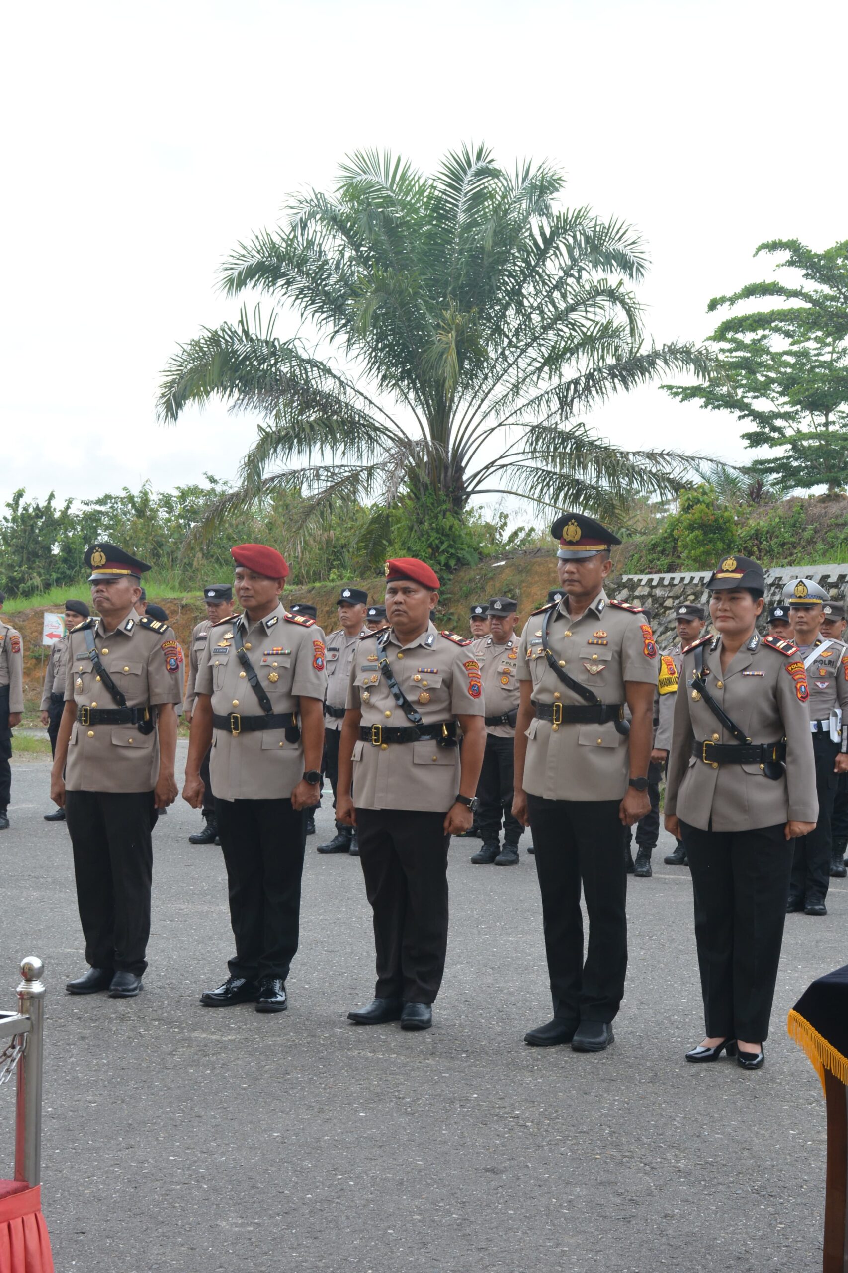 Tekankan Tanggung Jawab dan Pengabdian Terbaik:Kapolres Labusel Pimpin Upacara Pelantikan Pejabat Utama Polres