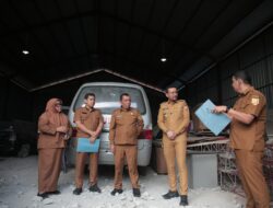 Dorong Tata Kelola yang Akuntabel,Bupati Fery Sahputra Simatupang Periksa Kendaraan Dinas Pemkab Labusel
