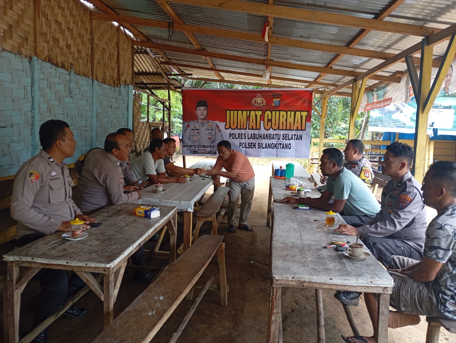 Bangun Kepercayaan Publik,Polsek Silangkitang Laksanakan Jumat Curhat dan Dialog Kamtibmas