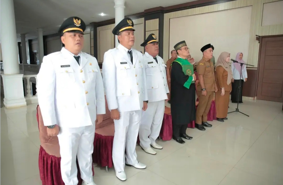 Bupati Labuhanbatu Selatan Lantik Tiga Camat Baru: Sungai Kanan, Kampung Rakyat, dan Silangkitang