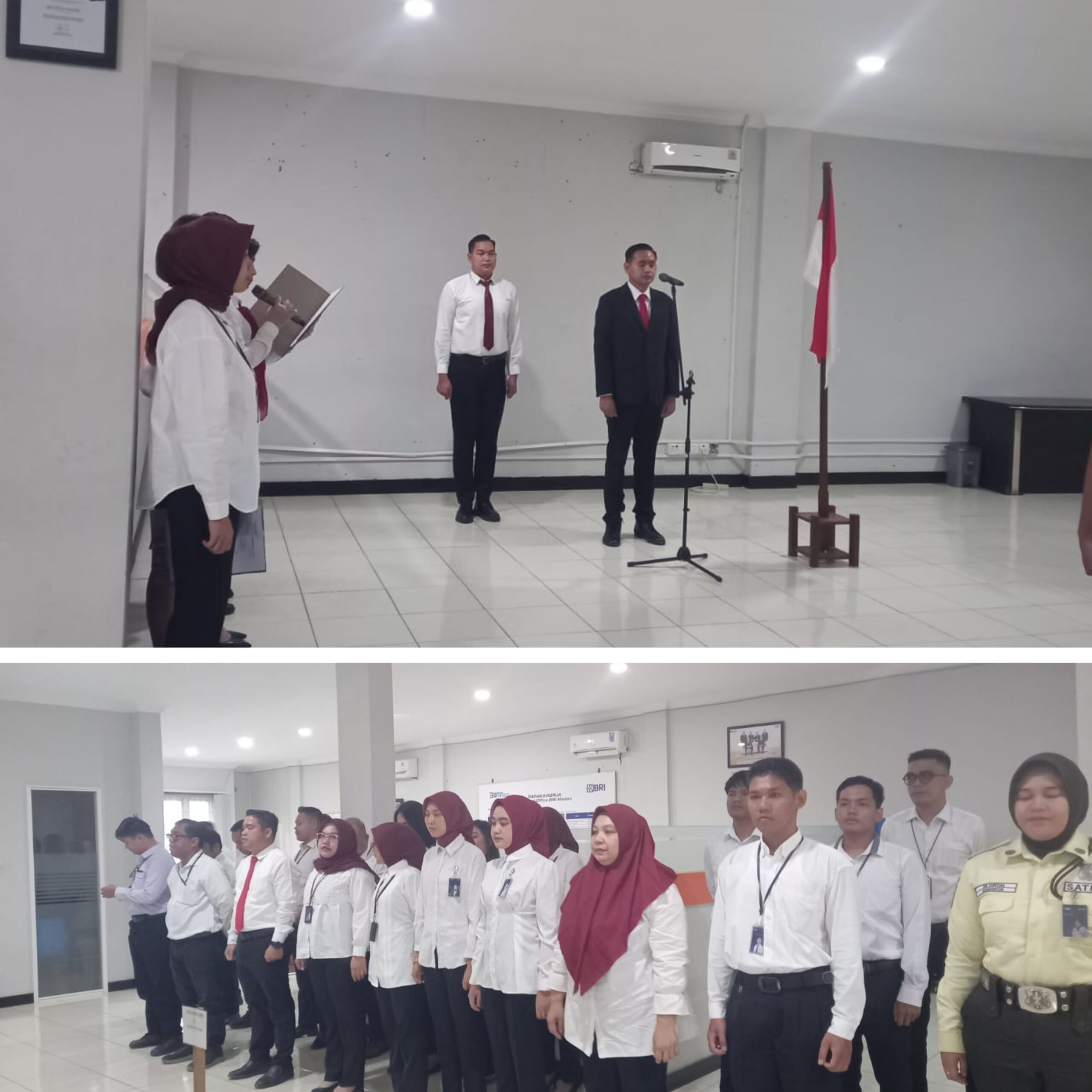 BRI BO Kotapinang Gelar Upacara Hari Pahlawan, Pinca Ajak Insan Brilian Teladani Semangat Juang