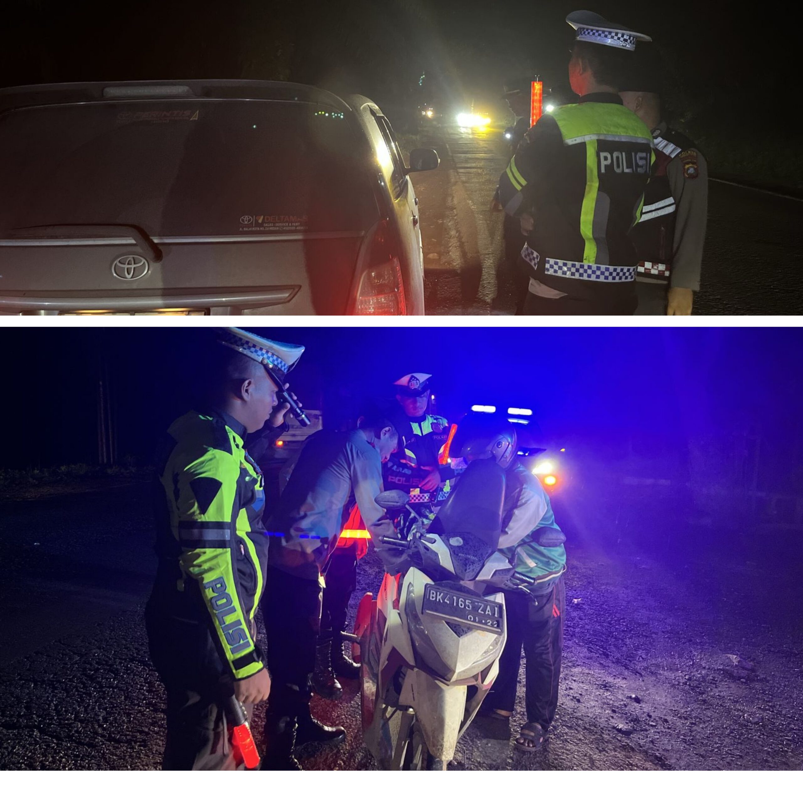 Malam Aman Terkendali,Polres Labusel Gencar Razia Antisipasi Narkoba dan 3C