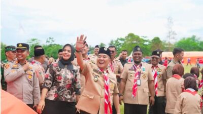 Wakil Bupati Labuhanbatu Selatan Buka Jambore Cabang III Pramuka:Cetak Generasi Muda Berkarakter dan Cinta Tanah Air