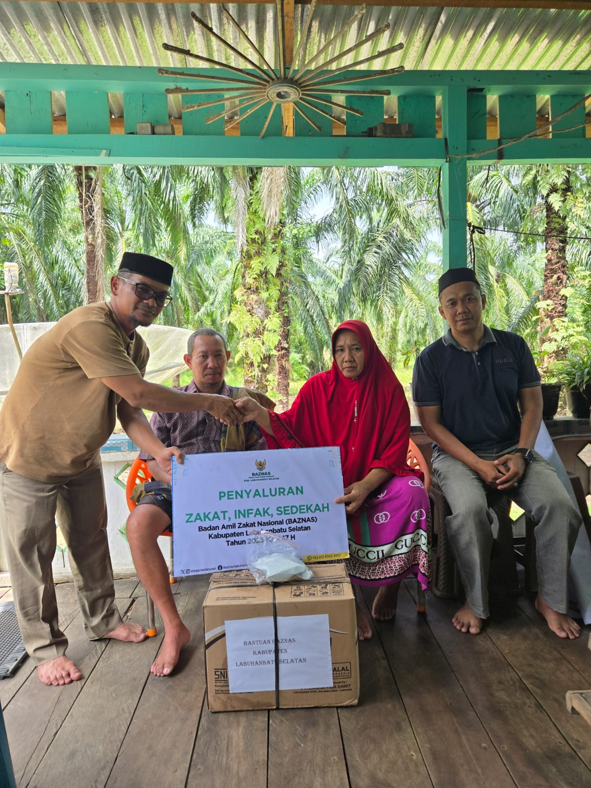 Sentuhan Kepedulian:BAZNAS Labuhanbatu Selatan Bantu Warga Kurang Mampu di Kotapinang