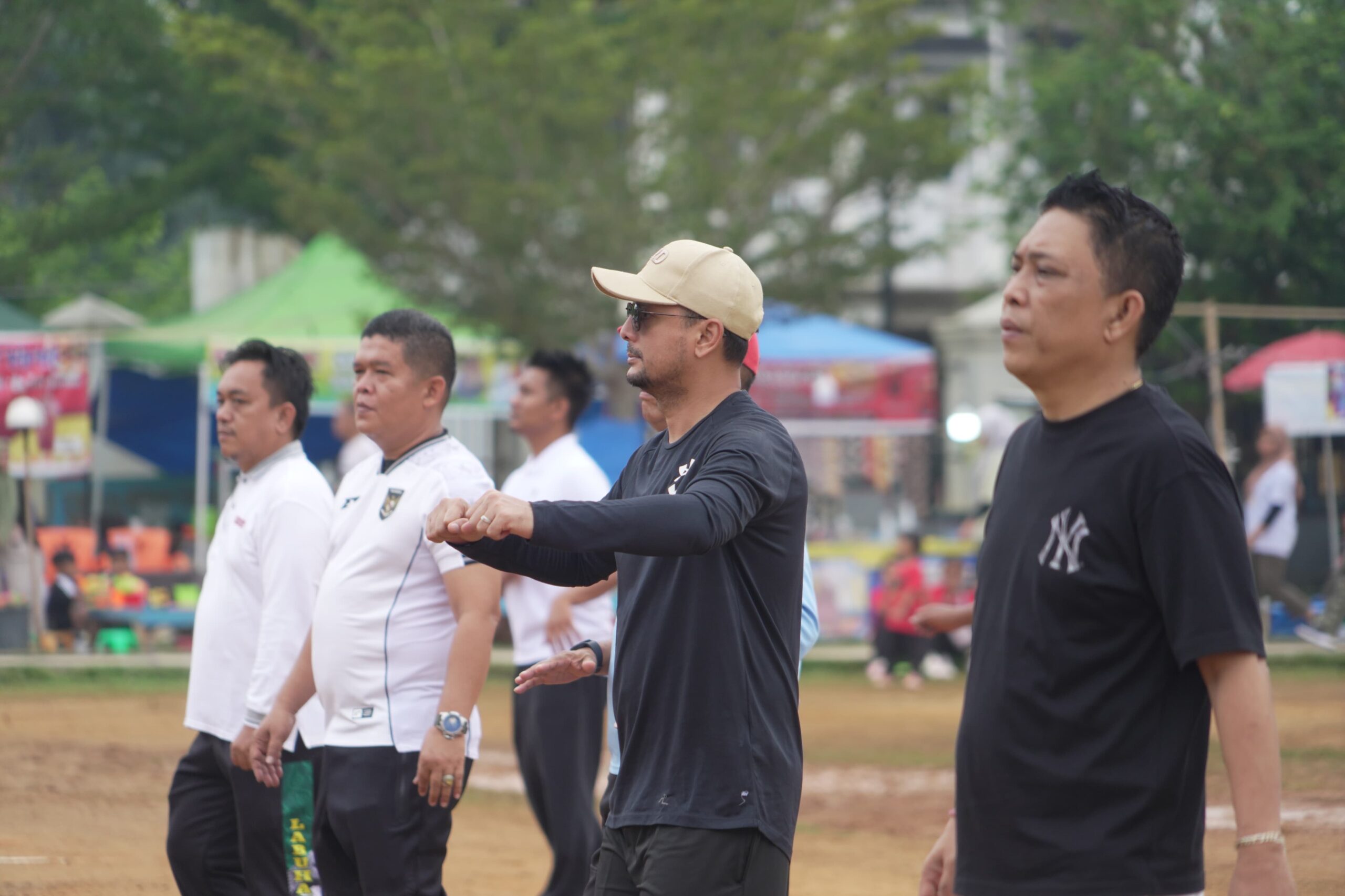 Bupati Labusel Ikut Senam Minggu Sehat di SBBK,Warga Antusias Padati Lapangan