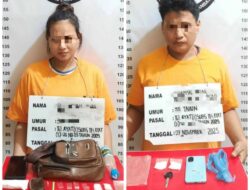 Boncengan Naik Sepeda Motor, Sepasang Pengedar Sabu Diamankan Polisi