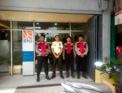 Di Jalan Sunyi Kota Pinang,Sat Samapta Labusel Hadir Membawa Rasa Aman dan Kepedulian untuk Warga.