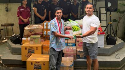 Halona Coffee Salurkan Bantuan Bencana Tapteng Sibolga ke GMNI Labuhanbatu