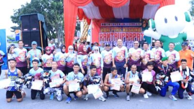 Polres Labuhanbatu Dukung Kegiatan HPN: Fun Run Berjalan Sukses 