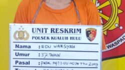 Pelaku Narkotika di Simangalam Labura Ditangkap Polisi