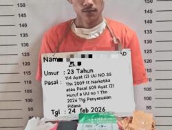 Polres Labuhanbatu Tangkap Warga Sumbar Gendong 1 Kg Sabu