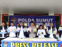 Polres Labuhanbatu Amankan Sepasang Kekasih Bawa 31,5 Kg Sabu dan 30 Ribu Butir Pil Ekstasi dari Tanjung Balai