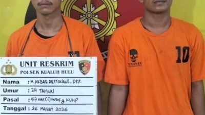 Dua Pelaku Jambret di Labura Ditangkap Polisi, Satu DPO