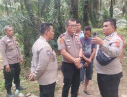 Kapolsek Bilah Hulu Monitoring Langsung Lokasi Sabung Ayam di Lingga Tiga Sigambal