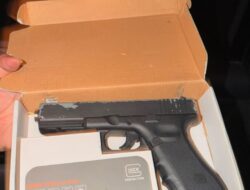 Polres Rohil Amankan Pelaku Video Viral Terkait Pebodongan Air Soft Gun