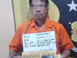 Ngedar Sabu, Warga Panai Tengah di Tangkap Polsek Marbau