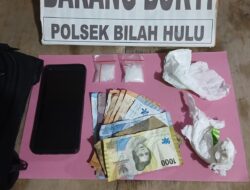 Polsek Bilah Hulu Gagalkan Peredaran Sabu, Petani Ditangkap dengan Barang Bukti 10,57 Gram
