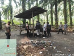 Polsek Na IX-X dan BNNK Labura Gelar Operasi Sarang Narkoba, Gubuk Diduga Lokasi Transaksi Narkoba Dibakar