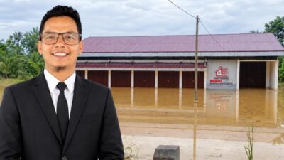 Luapan Air Hujan Kepung Gerai KKMP Bakaranbatu, Ketua FKP-KDKMP Labuhanbatu Angkat Bicara